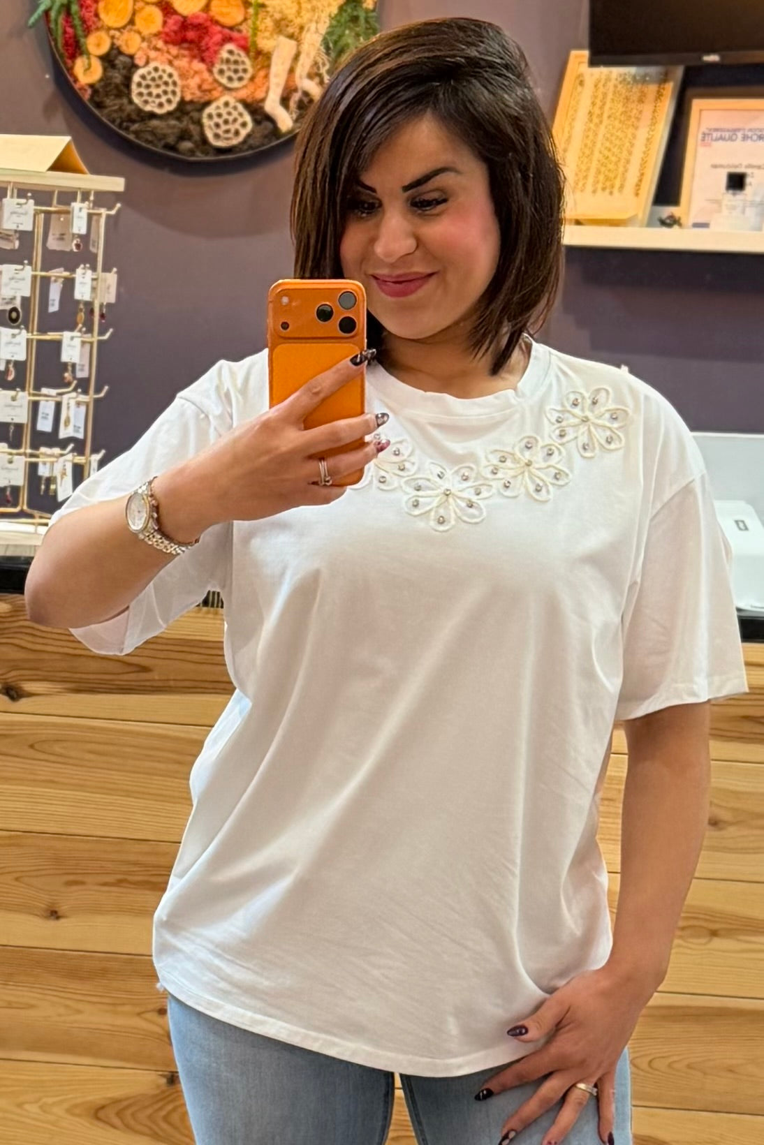 T-shirt flor
