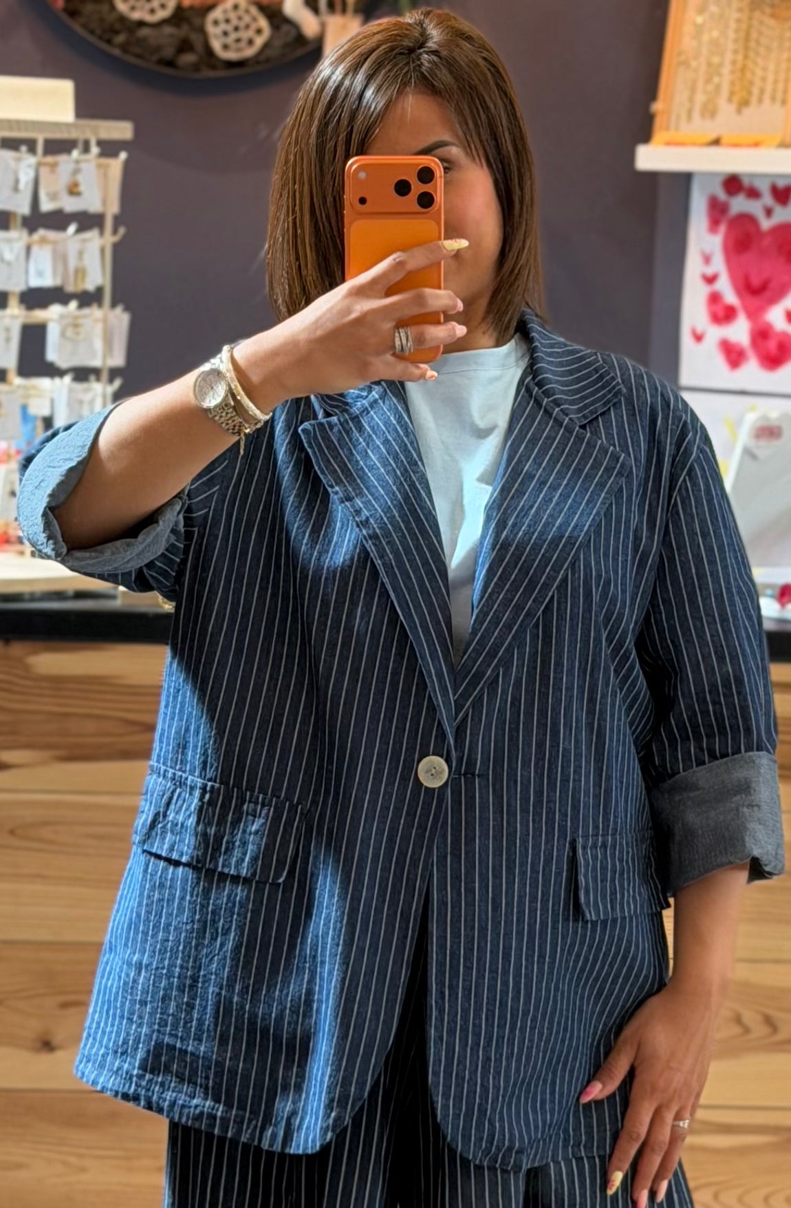 Blazer rayures