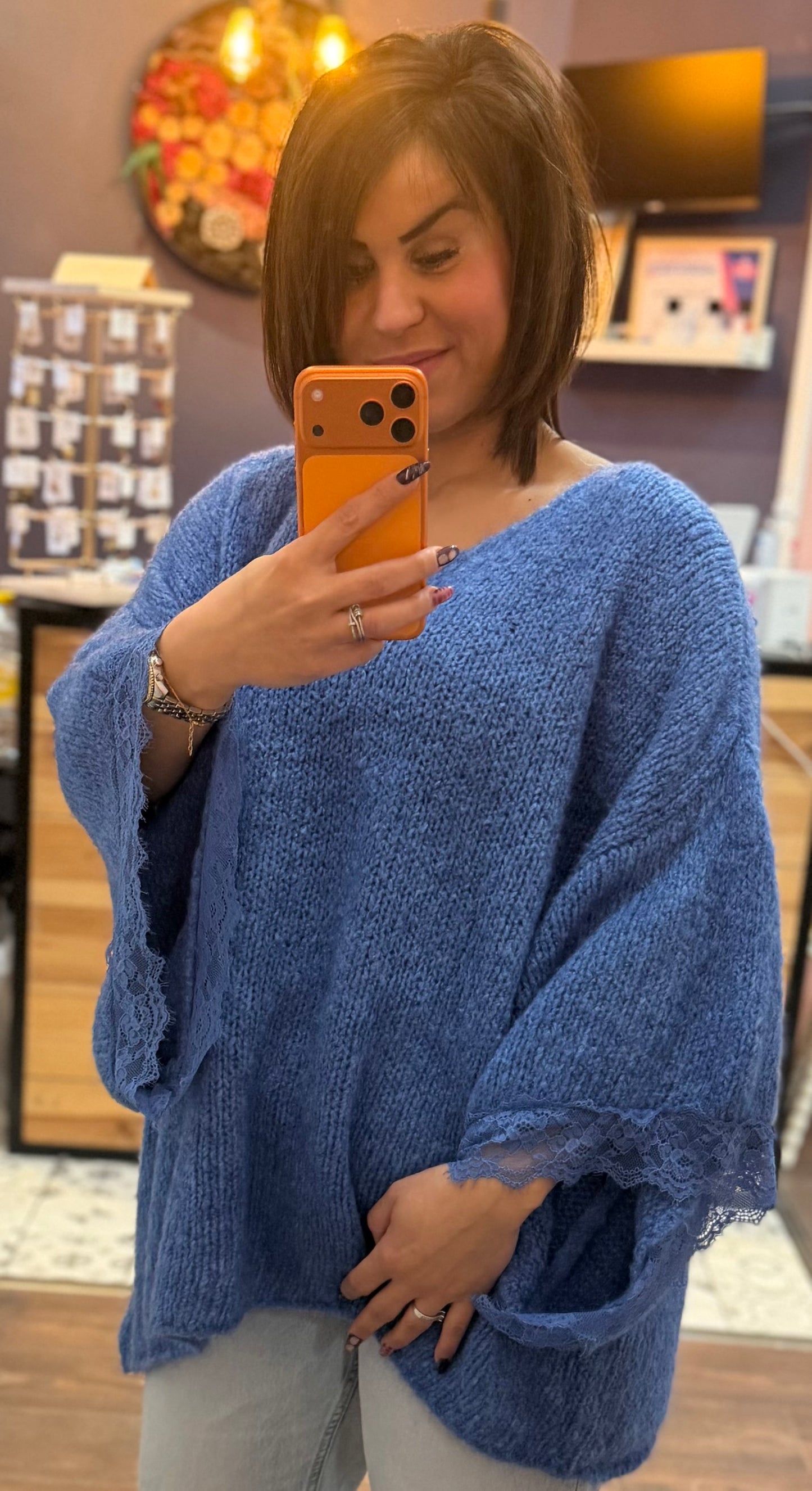 Pull dentelle