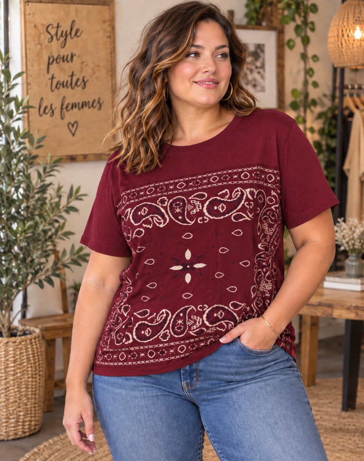 T-shirt BANDANA