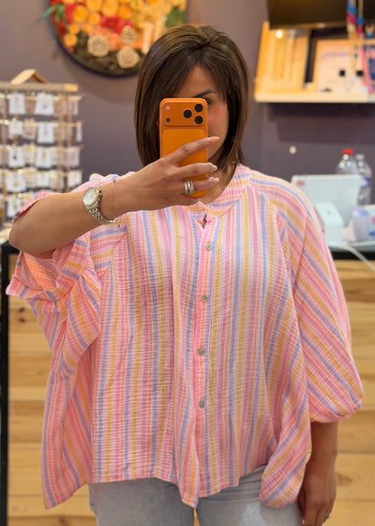 Blouse arlequin
