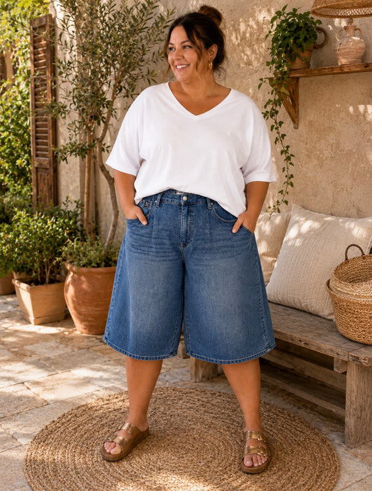 Jupe culotte denin