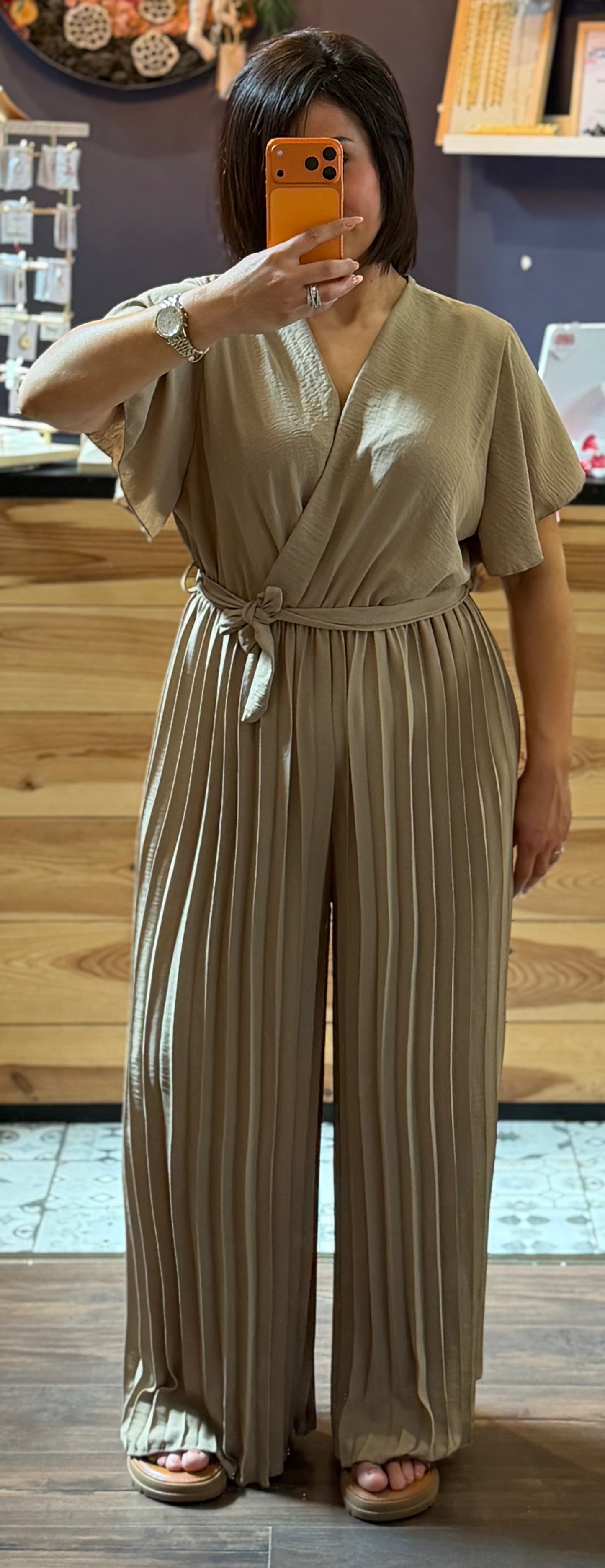 Combi plissée