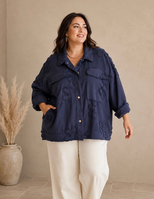 Veste fleur