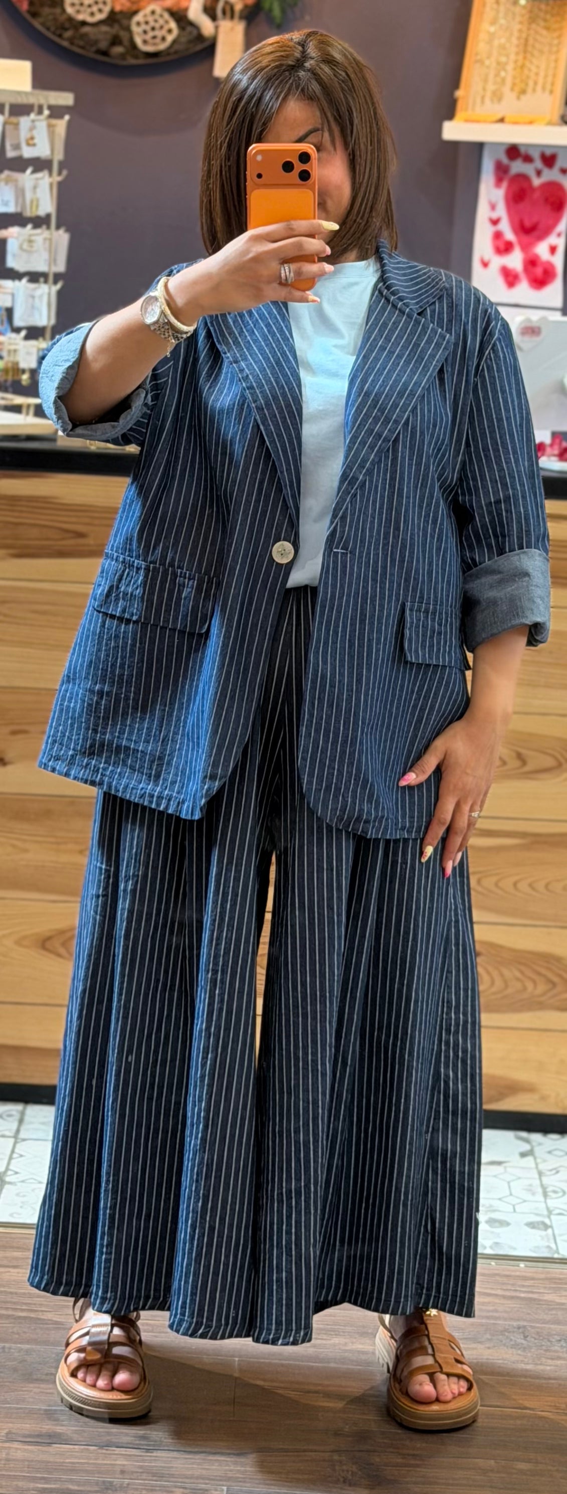 Blazer rayures