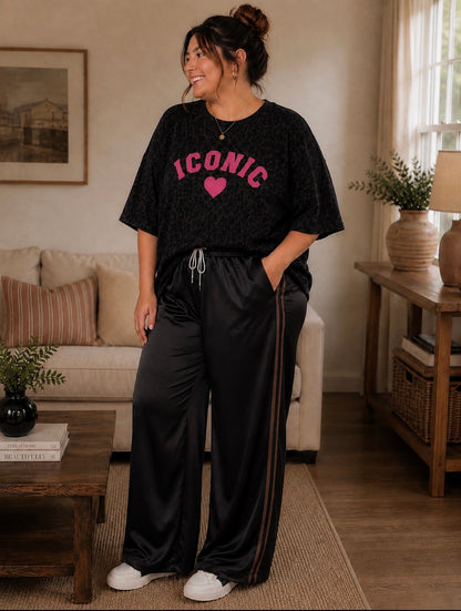 Pantalon Satin Flow